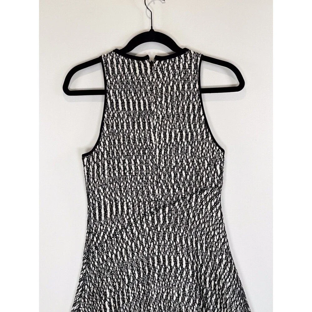 10 Crosby Derek Lam Womens Dress Gray Asymmetric Boucle Silk Mini A Line Size 6 - Picture 10 of 12